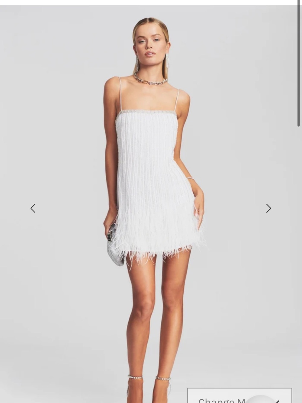 RUBINA SEQUIN FEATHER DRESS - Brand New - Retrofete